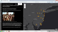 Image of 2014 Annual Report Story Map Screen Capture